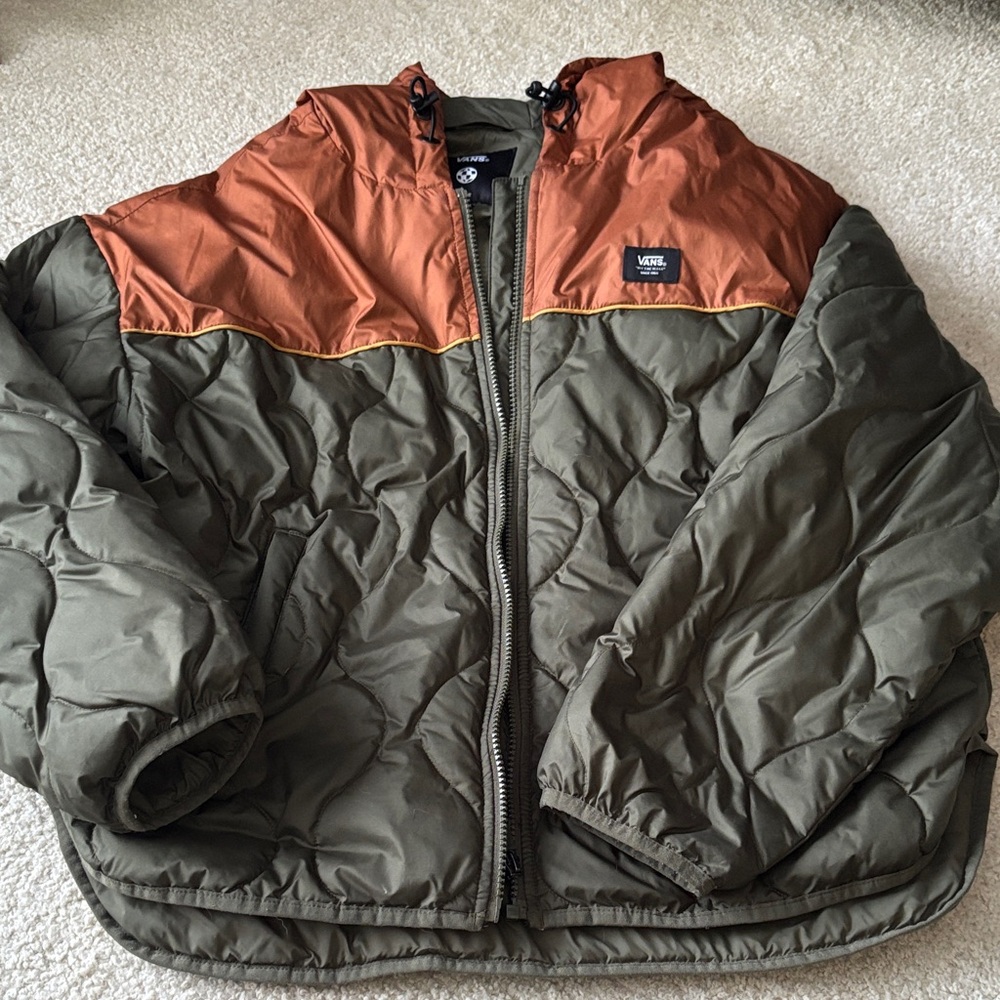 Vans Two-Tone Quilted Puffer Jacket